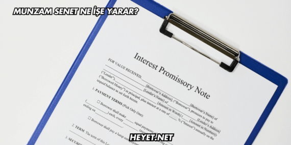 Munzam Senet Ne İşe Yarar?