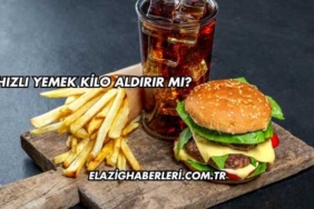 Hızlı Yemek Kilo Aldırır mı?
