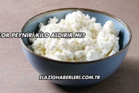 Lor Peyniri Kilo Aldırır mı?